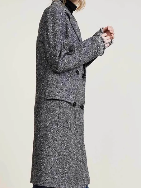 Asal Vision Women Coats | Russian Doll Natasha Lyonne Coat Grey