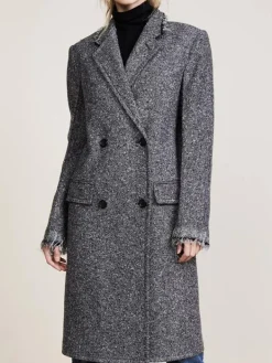 Asal Vision Women Coats | Russian Doll Natasha Lyonne Coat Grey