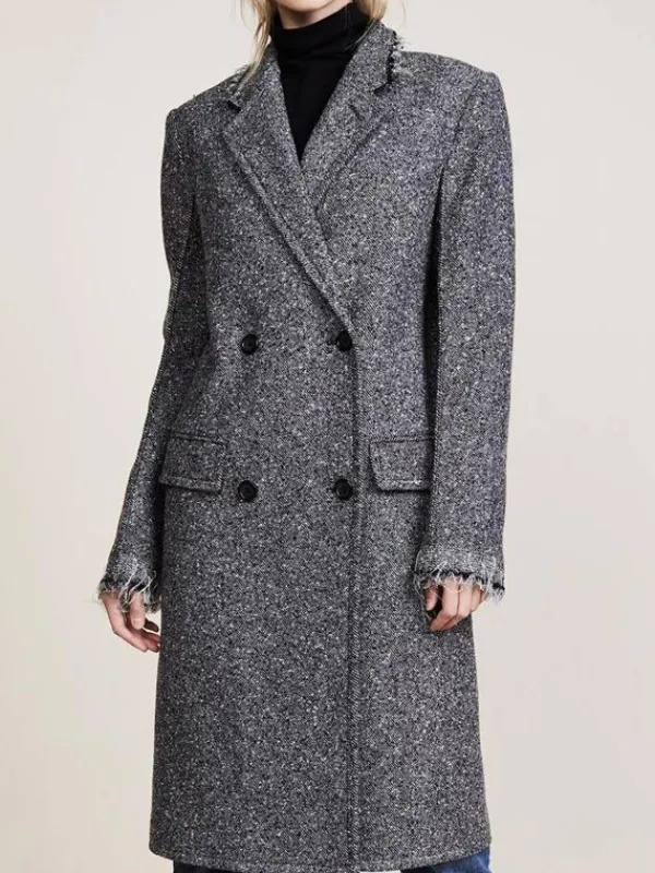Asal Vision Women Coats | Russian Doll Natasha Lyonne Coat Grey