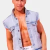 Asal Vision Vests | Ryan Gosling Barbie 2023 Denim Vest Blue