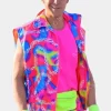 Asal Vision Vests | Ryan Gosling Barbie 2023 Rainbow Vest Multicolor Print Design