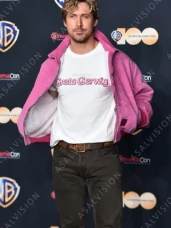 Asal Vision Cotton Jackets | Ryan Gosling Cinemacon 2023 Jacket Pink