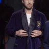 Asal Vision Men Coats | Ryan Gosling SNL Five Timers Club Jacket Purple