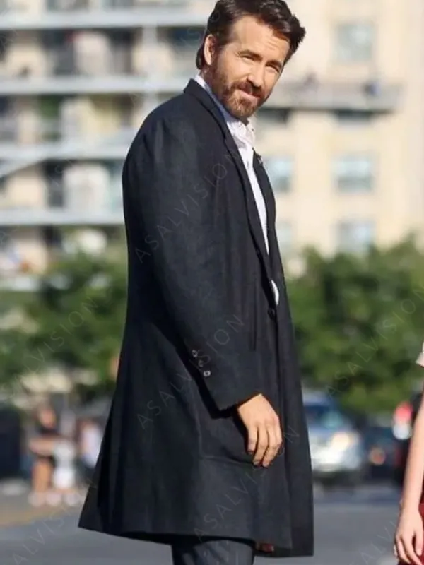 Asal Vision Men Coats | Ryan Reynolds IF 2024 Trench Coat Black
