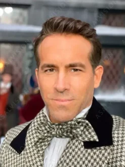 Asal Vision Men Coats | Ryan Reynolds Spirited Checked Coat Checked Printed Design