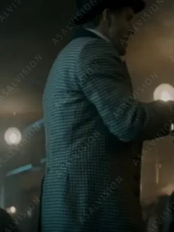 Asal Vision Men Coats | Ryan Reynolds Spirited Checked Coat Checked Printed Design