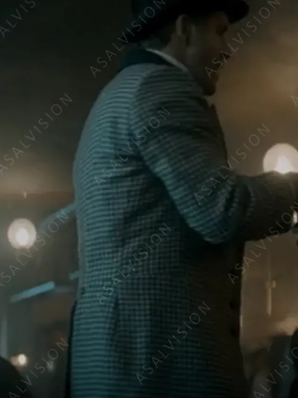 Asal Vision Men Coats | Ryan Reynolds Spirited Checked Coat Checked Printed Design