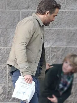 Asal Vision Cotton Jackets | Ryan Reynolds The Adam Project 2022 Cotton Jacket Khaki