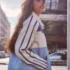 Asal Vision Leather Jackets | Ryder Sport Vegan Renee Rapp Jacket Blue And White