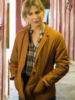 Asal Vision Cotton Jackets | Sarah Allen FBI Most Wanted Jacket Brown