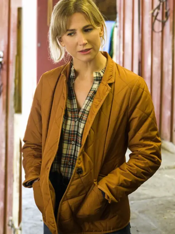 Asal Vision Cotton Jackets | Sarah Allen FBI Most Wanted Jacket Brown