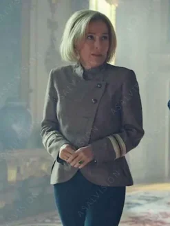 Asal Vision Cotton Jackets | Scoop 2024 Gillian Anderson Jacket Grey