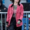 Asal Vision Cotton Jackets | Secret Invasion 2023 Emilia Clarke Jacket Pink