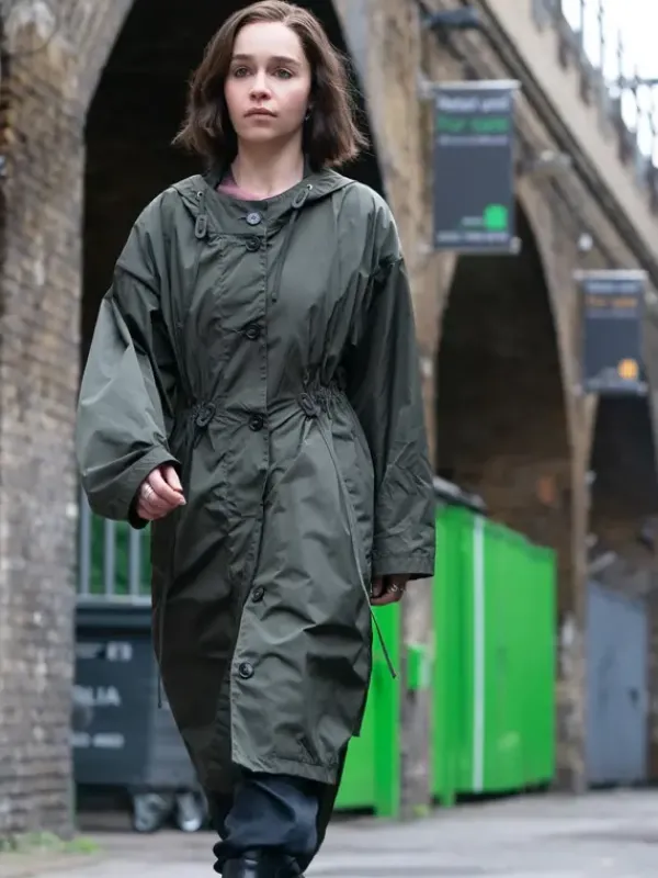 Asal Vision Women Coats | Secret Invasion 2023 Giah Hooded Coat Green