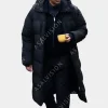 Asal Vision Men Coats | Secret Invasion 2023 Kingsley Ben-Adir Puffer Coat Black