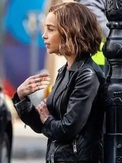 Asal Vision Black Jackets | Leather Jackets | Secret Invasion Emilia Clarke Leather Jacket Black