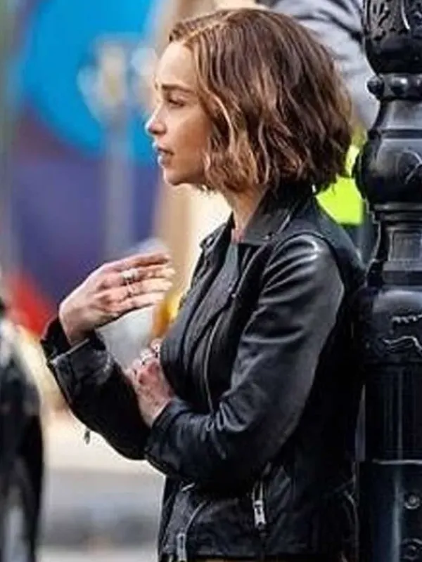 Asal Vision Black Jackets | Leather Jackets | Secret Invasion Emilia Clarke Leather Jacket Black