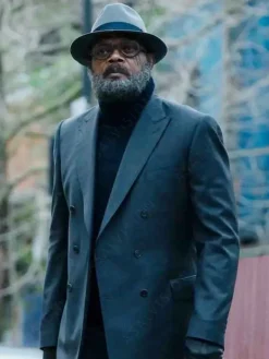 Asal Vision Blazers | Secret Invasion Season 1 Nick Fury Blazer Charcoal Black