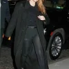 Asal Vision Women Coats | Selena Gomez Trench Coat Black