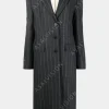 Asal Vision Women Coats | Selena Gomez Only Murders In The Building S03 Pinstripe Coat Black
