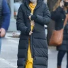 Asal Vision Women Coats | Selena Gomez Only Murders In The Building Puffer Coat Black