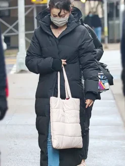 Asal Vision Women Coats | Selena Gomez Only Murders In The Building Puffer Coat Black