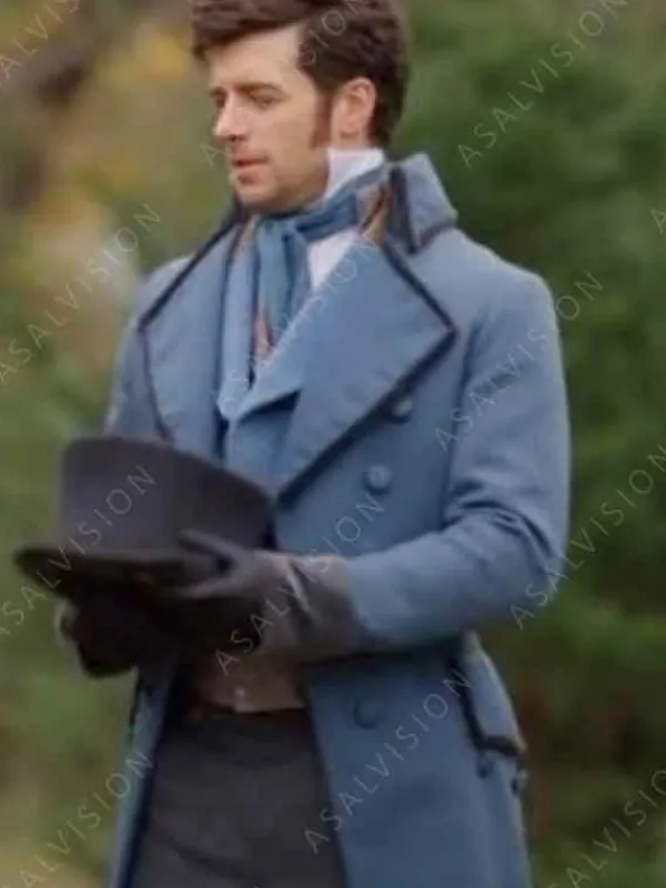 Asal Vision Men Coats | Sense And Sensibility 2024 Edward Coat Blue