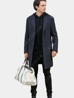 Asal Vision Men Coats | Sharper 2023 Sebastian Stan Coat Grey