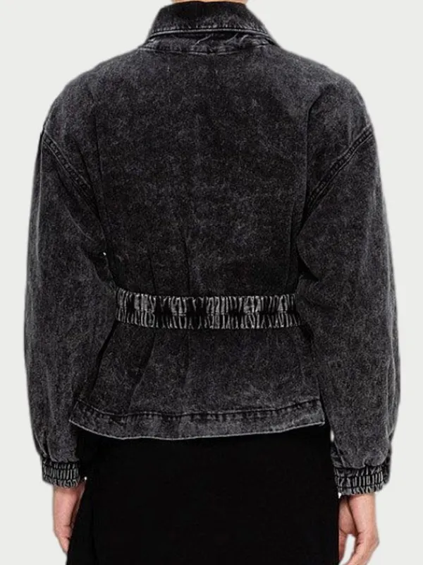 Asal Vision Denim Jackets | Shining Vale Courteney Cox Denim Jacket Grey