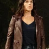 Asal Vision Leather Jackets | Sidney Prescott Scream Leather Jacket Brown
