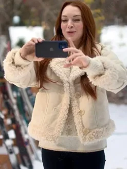 Asal Vision Leather Jackets | Sierra Belmont Falling For Christmas Jacket Off White