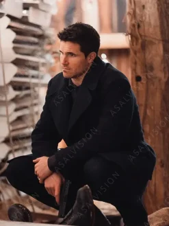 Asal Vision Men Coats | Simulant 2023 Evan Wool Coat Black