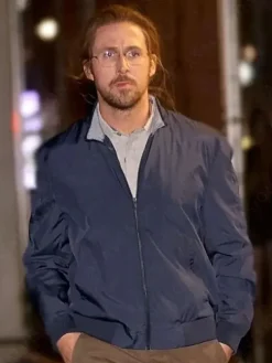 Asal Vision Cotton Jackets | SNL Papyrus 2 Ryan Gosling Bomber Jacket Blue