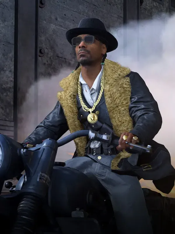 Asal Vision Men Coats | Snoop Dogg Call Of Duty Shearling Leather Coat