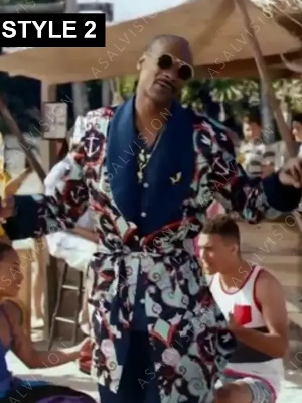 Asal Vision Men Coats | Snoop Dogg Corona Jacket White Printed