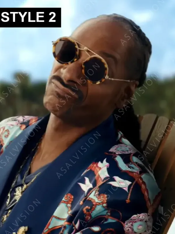Asal Vision Men Coats | Snoop Dogg Corona Jacket White Printed