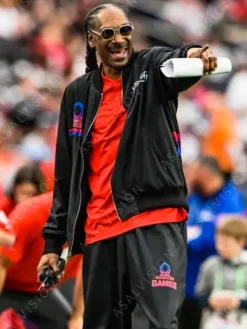 Asal Vision Cotton Jackets | Snoop Dogg NFL Pro Bowl 2023 Tracksuit Black