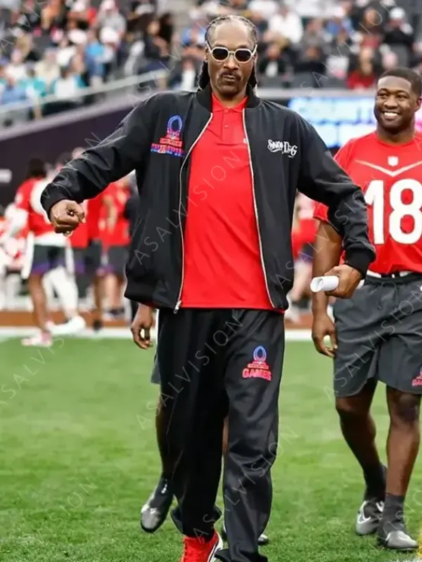 Asal Vision Cotton Jackets | Snoop Dogg NFL Pro Bowl 2023 Tracksuit Black