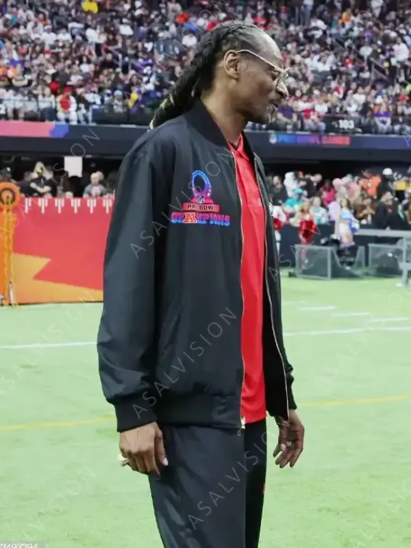 Asal Vision Cotton Jackets | Snoop Dogg NFL Pro Bowl 2023 Tracksuit Black
