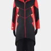 Asal Vision Men Coats | Sonic The Hedgehog 2 Dr. Robotnik Eggman Cosplay Coat Black And Red