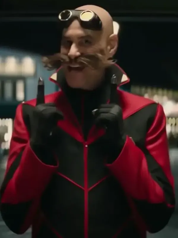 Asal Vision Men Coats | Sonic The Hedgehog 2 Dr. Robotnik Eggman Cosplay Coat Black And Red