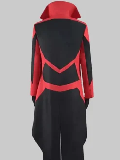 Asal Vision Men Coats | Sonic The Hedgehog 2 Dr. Robotnik Eggman Cosplay Coat Black And Red