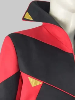 Asal Vision Men Coats | Sonic The Hedgehog 2 Dr. Robotnik Eggman Cosplay Coat Black And Red