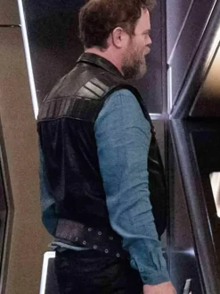 Asal Vision Vests | Star Trek Discovery Harry Mudd Leather Vest Black