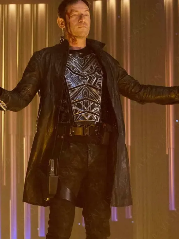 Asal Vision Men Coats | Star Trek Discovery Jason Isaacs Coat Black