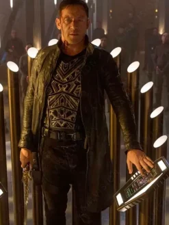 Asal Vision Men Coats | Star Trek Discovery Jason Isaacs Coat Black