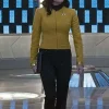 Asal Vision Leather Jackets | Star Trek Discovery Rebecca Romijn Jacket Yellow