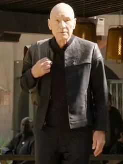 Asal Vision Cotton Jackets | Star Trek Picard Patrick Stewart Jacket Black