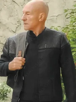Asal Vision Cotton Jackets | Star Trek Picard Patrick Stewart Jacket Black