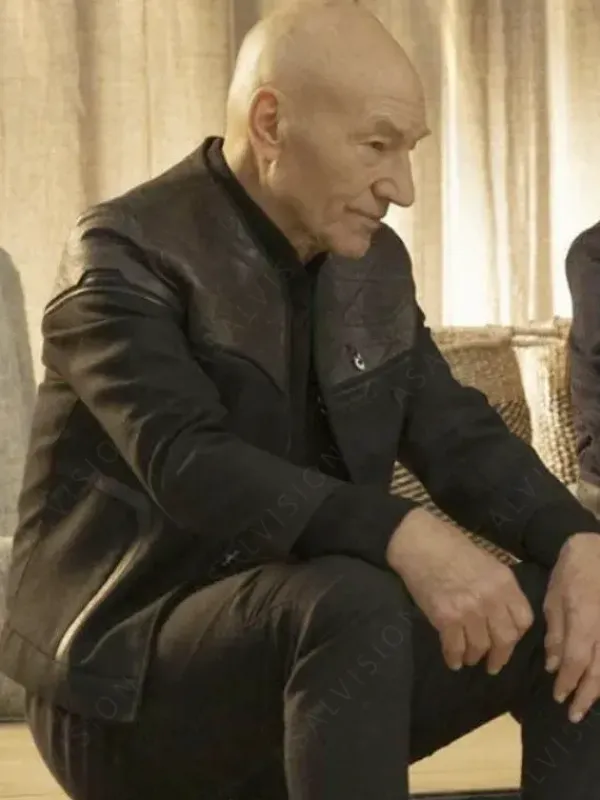 Asal Vision Cotton Jackets | Star Trek Picard Patrick Stewart Jacket Black